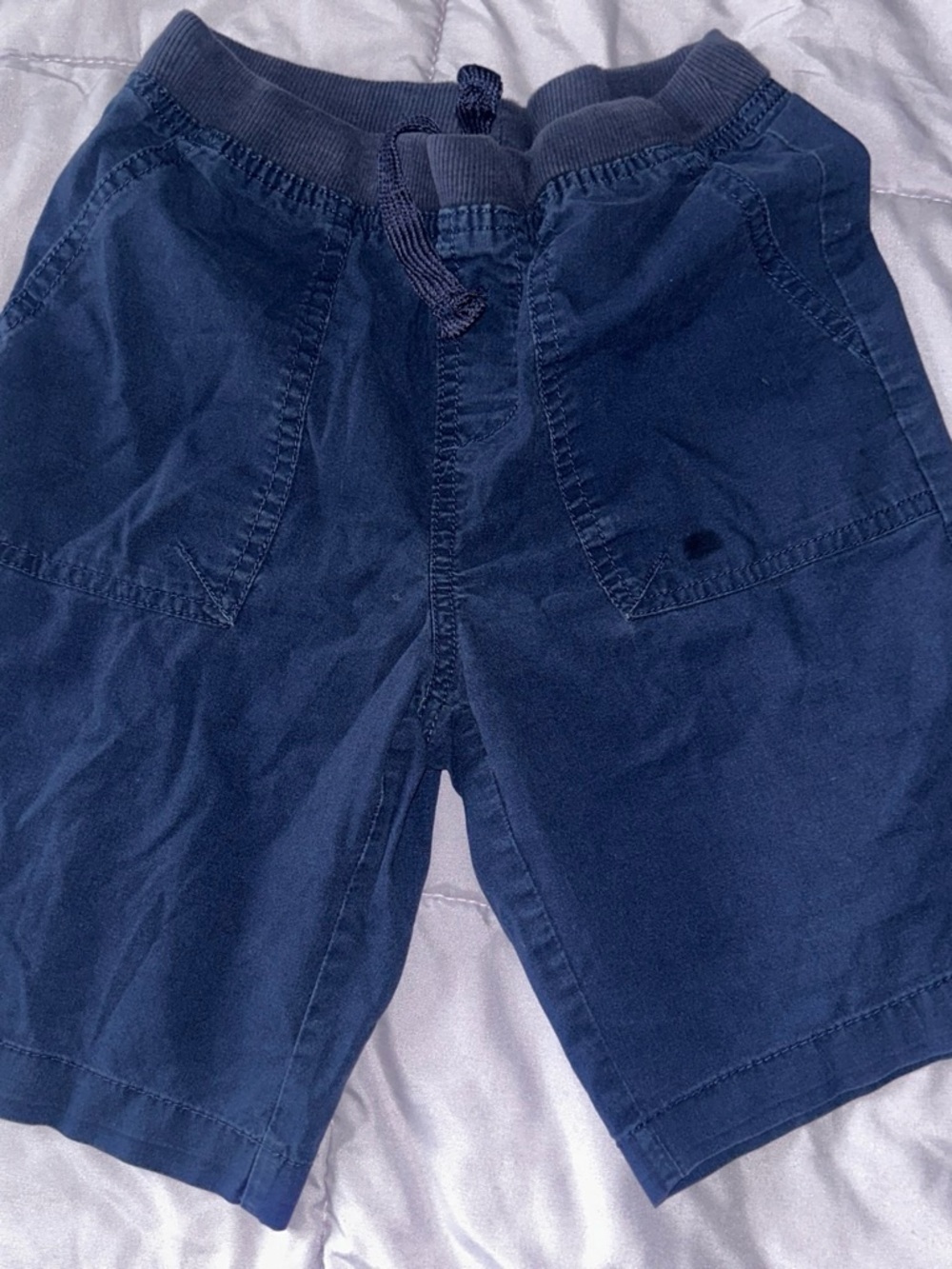 Men's Navy Casual Drawstring Shorts